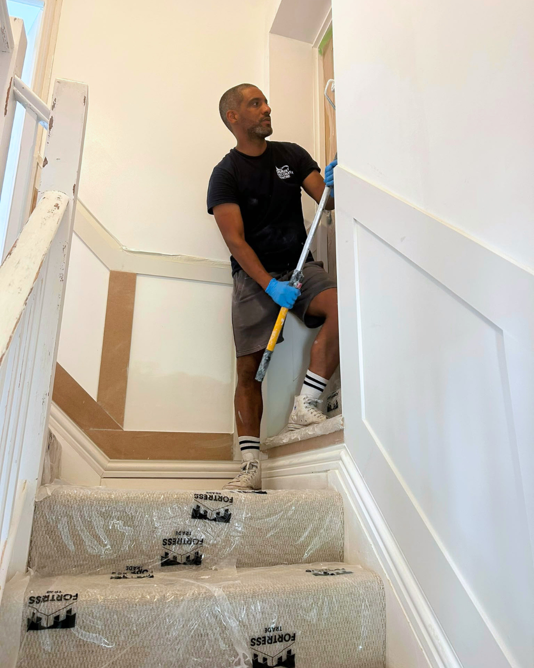 Stairwell Painting in Bedfordshire
